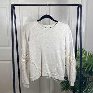 Embroidered Sleeves Sweatshirt